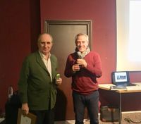 Con el alcalde, José Ramón Regueiras