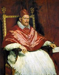 Inocencio X, por Velázquez